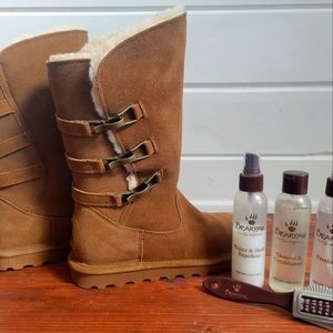 NEW Bearpaw Boots with Care kit